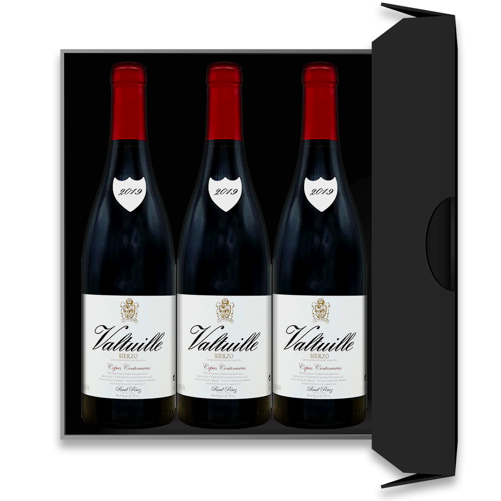 Conjunto de 3 Garrafas de Castro Ventosa Valtuille Cepas Centenarias 2019 - Vinogrande