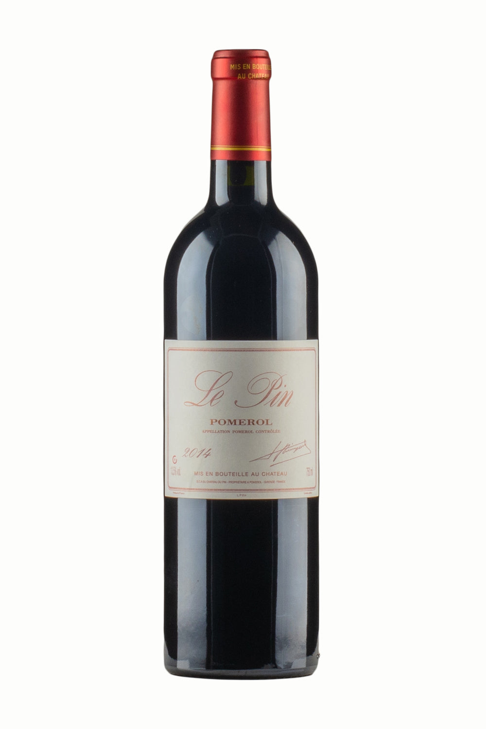 Botella de Le Pin 2014