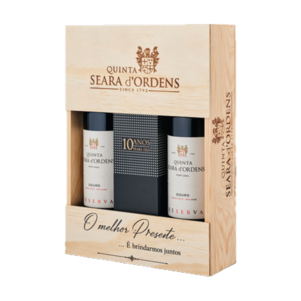 Conjunto 2 gfs Seara d’Ordens Reserva Tinto 0,75 lt + Seara d’Ordens Porto Tawny 10 Anos 0,50 lt