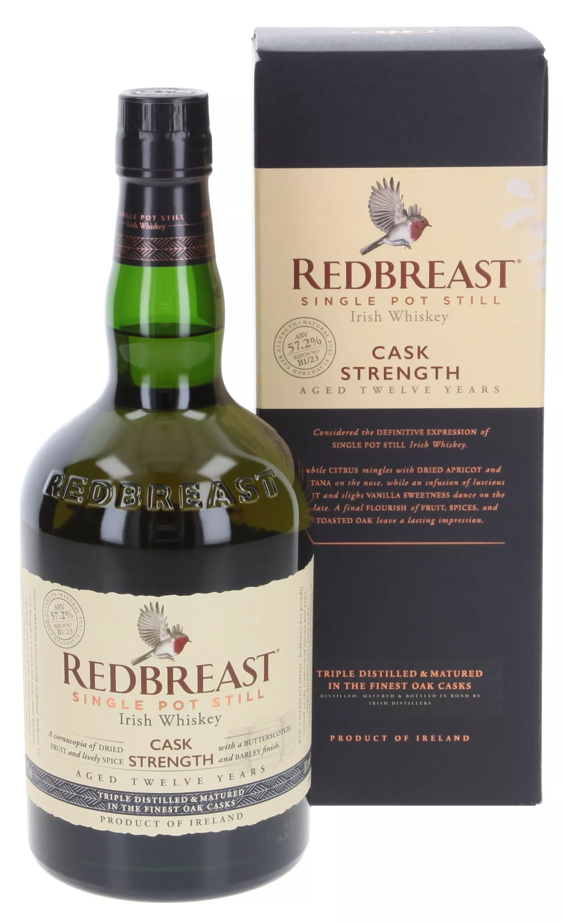 Botella de Redbreast 12 Anos Cask Strength