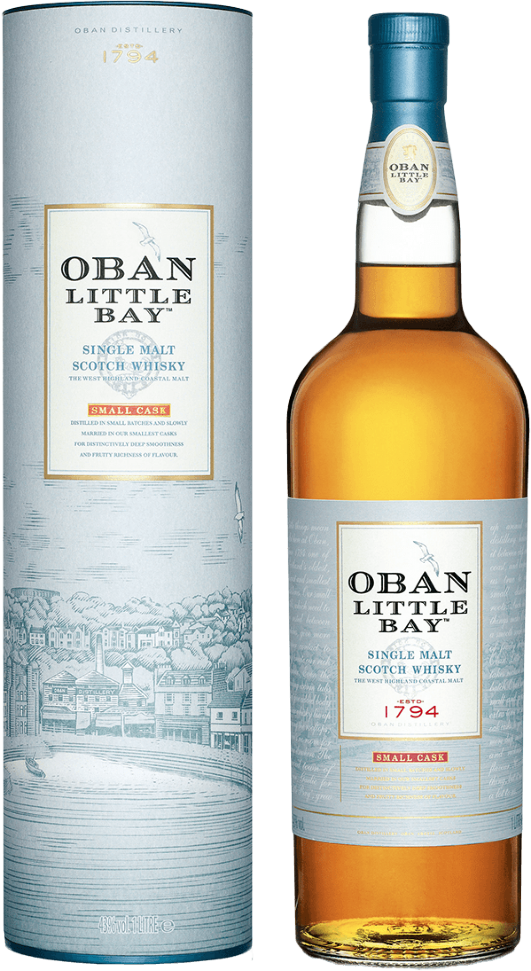 Botella de Oban Little Bay