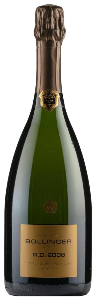 Bottle of Bollinger R.D. 2008 Extra Brut