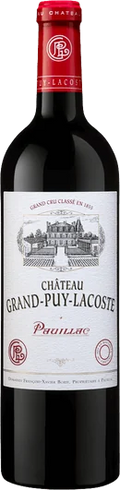 Bottle of Château Grand-Puy-Lacoste 2023 — red wine