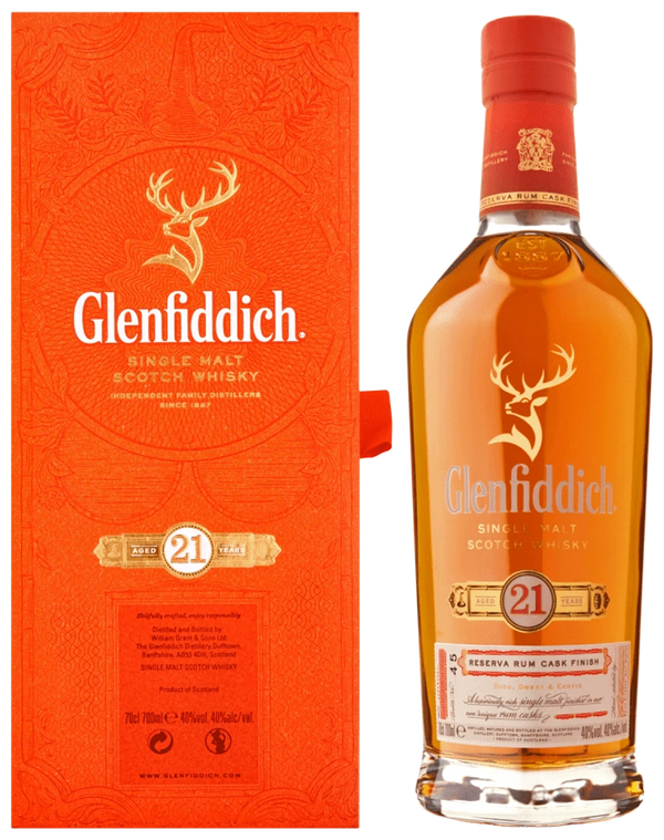Glenfiddich 21 anos Reserva Rum Cask Finish - Vinogrande