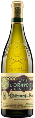 Garrafa de L'Oratoire des Papes Châteauneuf-du-Pape Branco 2024 — vinho branco