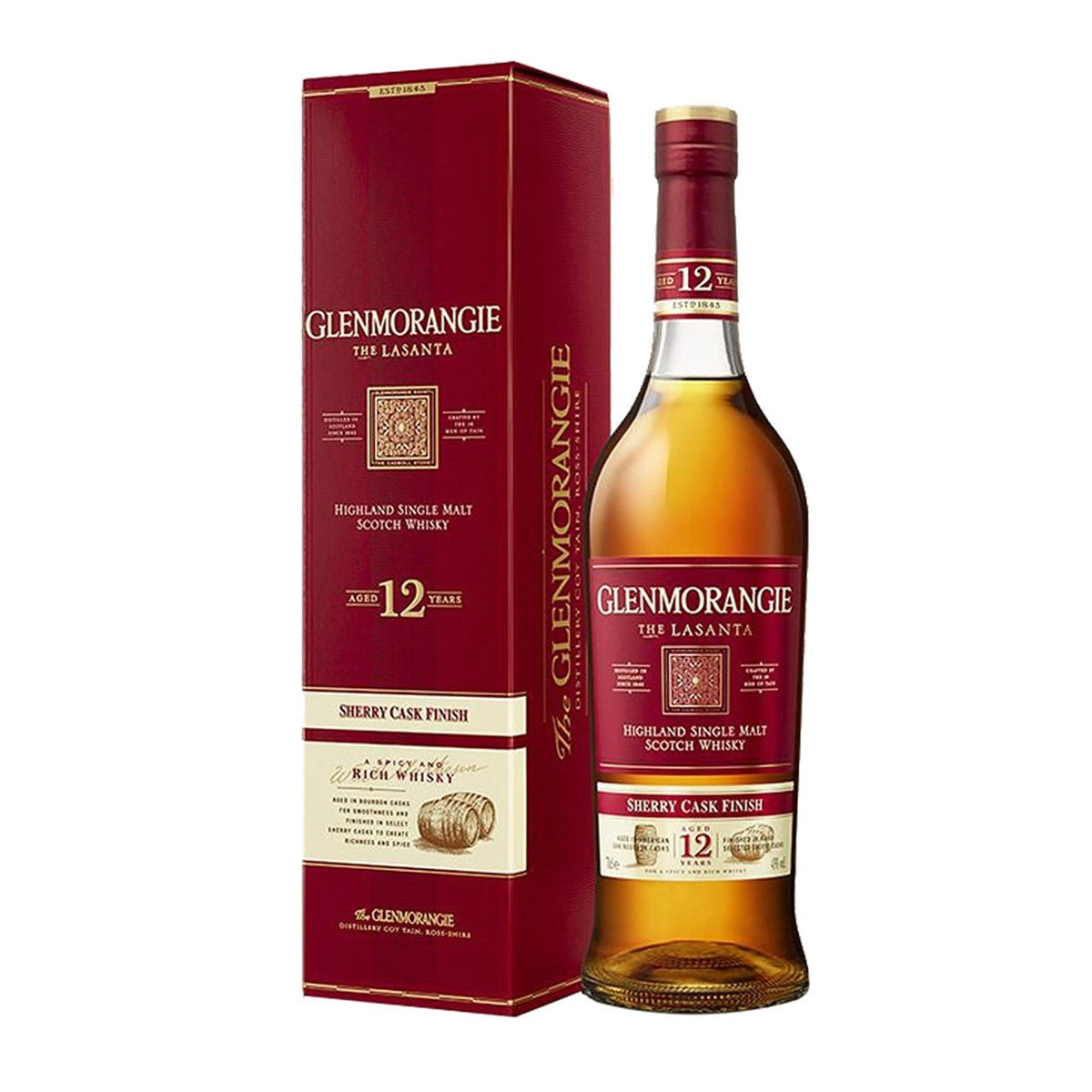 Bottle of Glenmorangie Lasanta 12 Anos