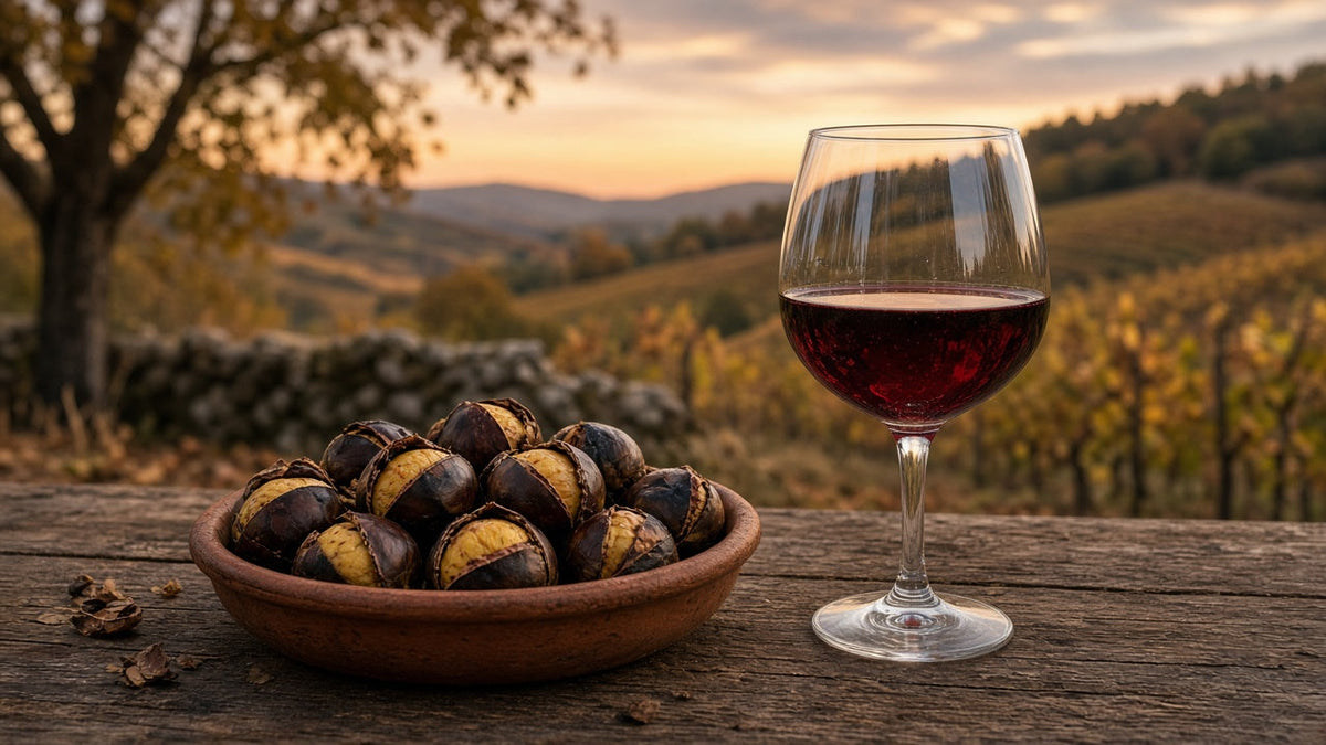 Castañas asadas y vino en San Martín: portada de la guía Vinogrande