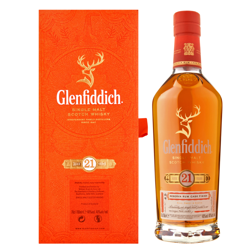 Glenfiddich 21 anos Reserva Rum Cask Finish - Vinogrande