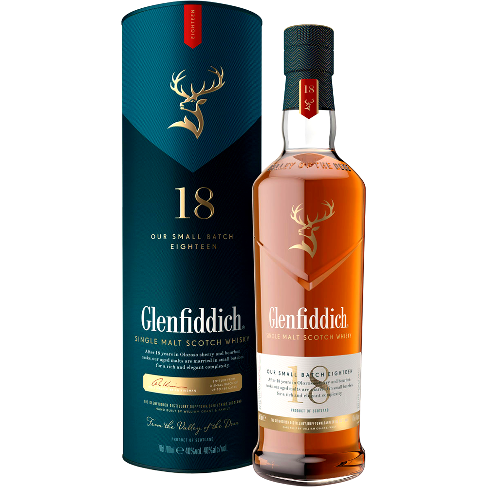 Glenfiddich 18 Anos Single Malt - Vinogrande