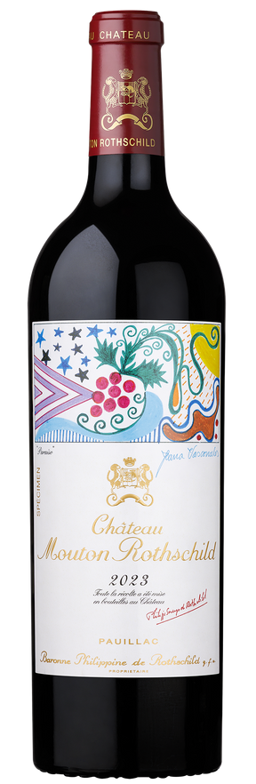 Garrafa de Château Mouton Rothschild 2020/2021/2022/2023 — vinho tinto