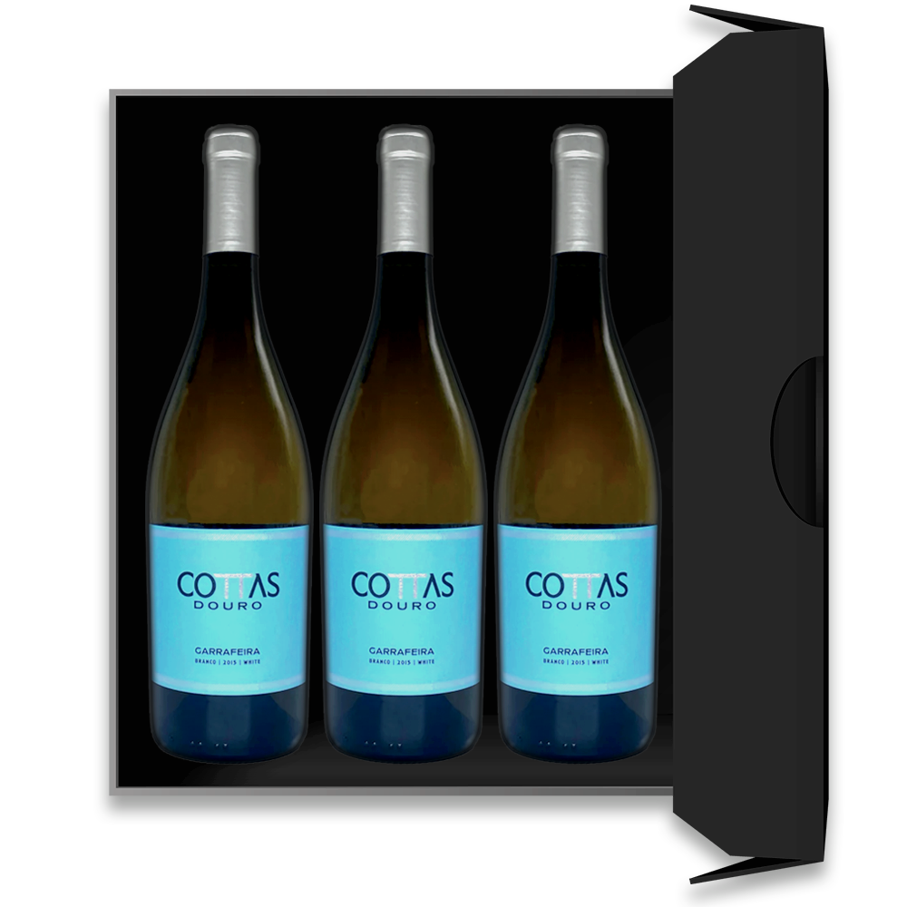 Conjunto de 3 Garrafas de Cottas Garrafeira Branco 2020 - Vinogrande