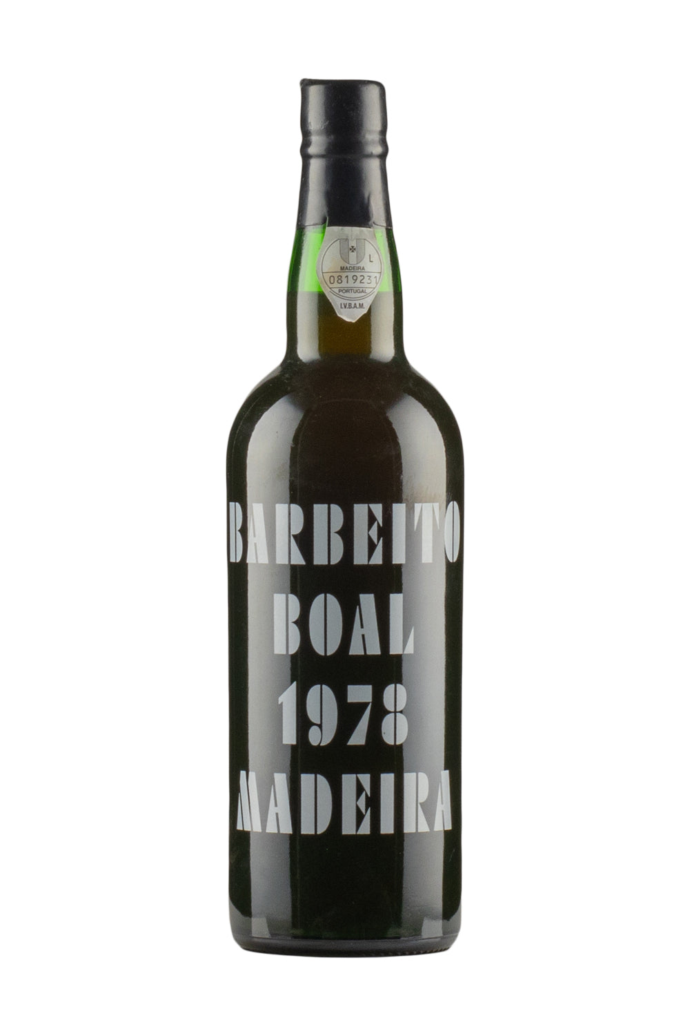 Botella de Barbeito Boal 1978 Madeira