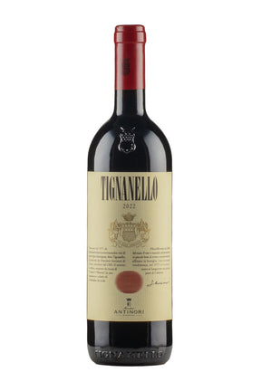Bottle of Tignanello 2022
