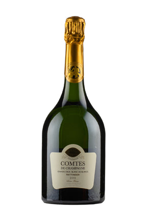 Botella de Taittinger Comtes de Champagne Blanc de Blancs 2013