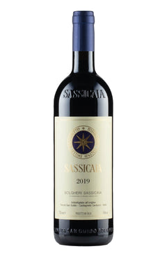 Bottle of Sassicaia 2019