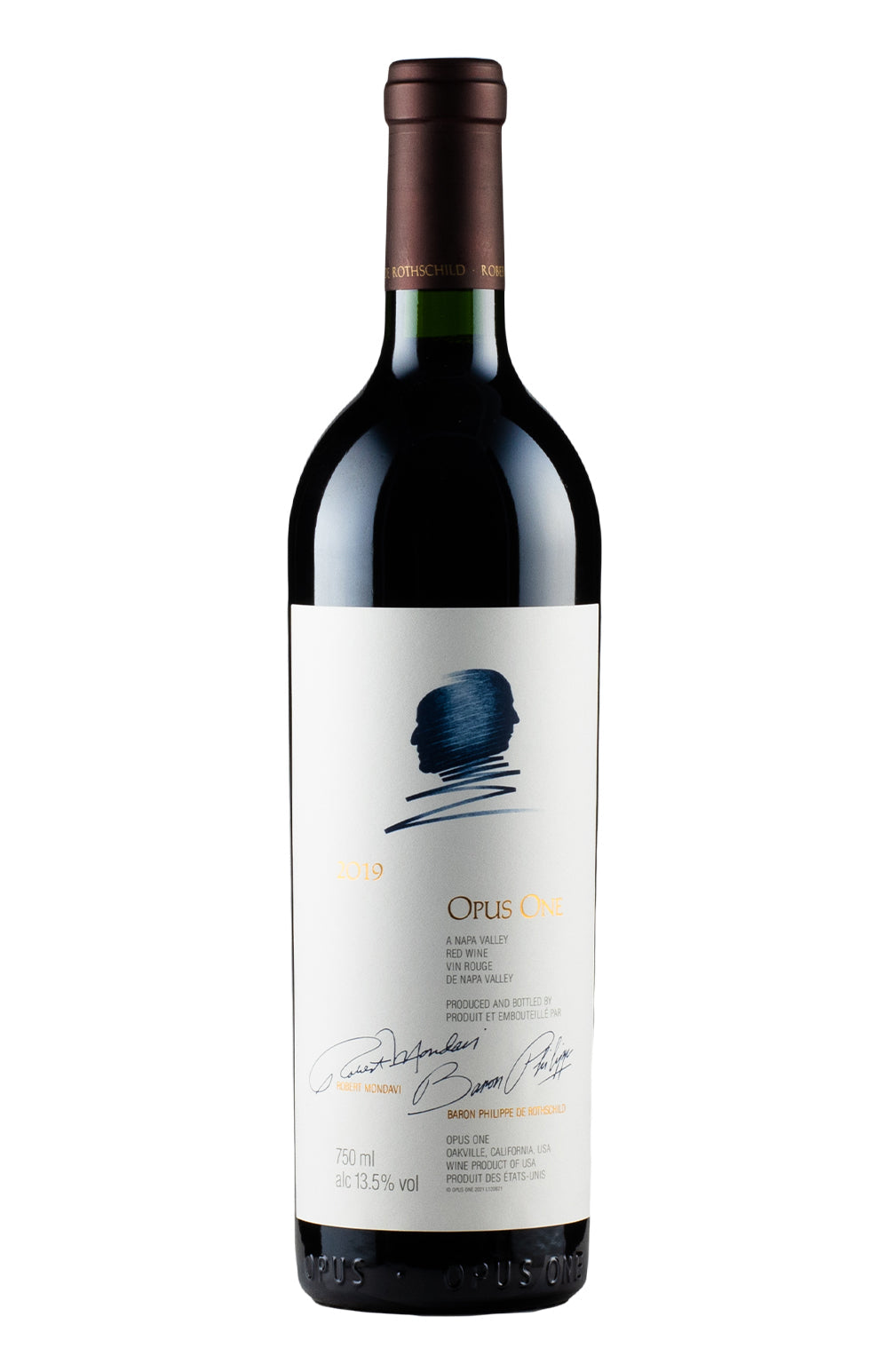 Botella de Opus One 2019