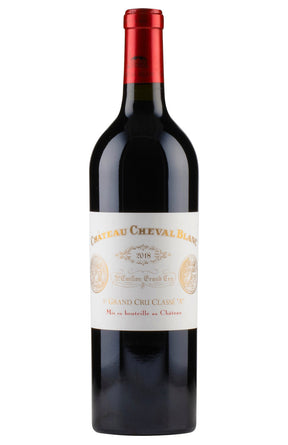 Botella de Château Cheval Blanc 2018