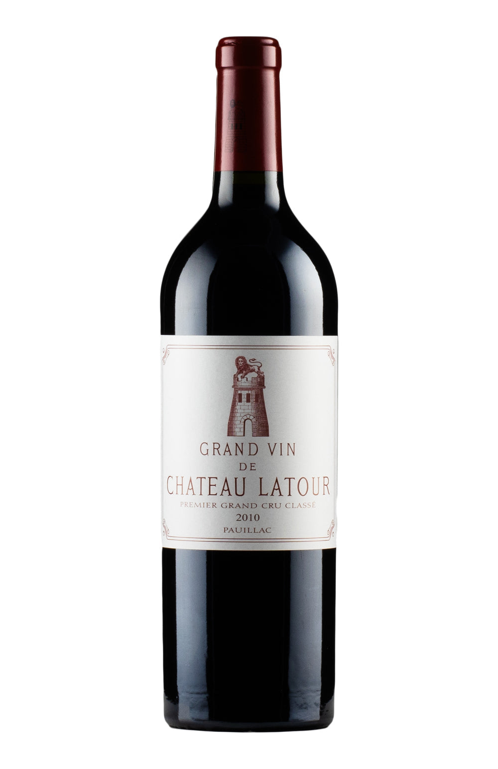 Botella de Château Latour 2010