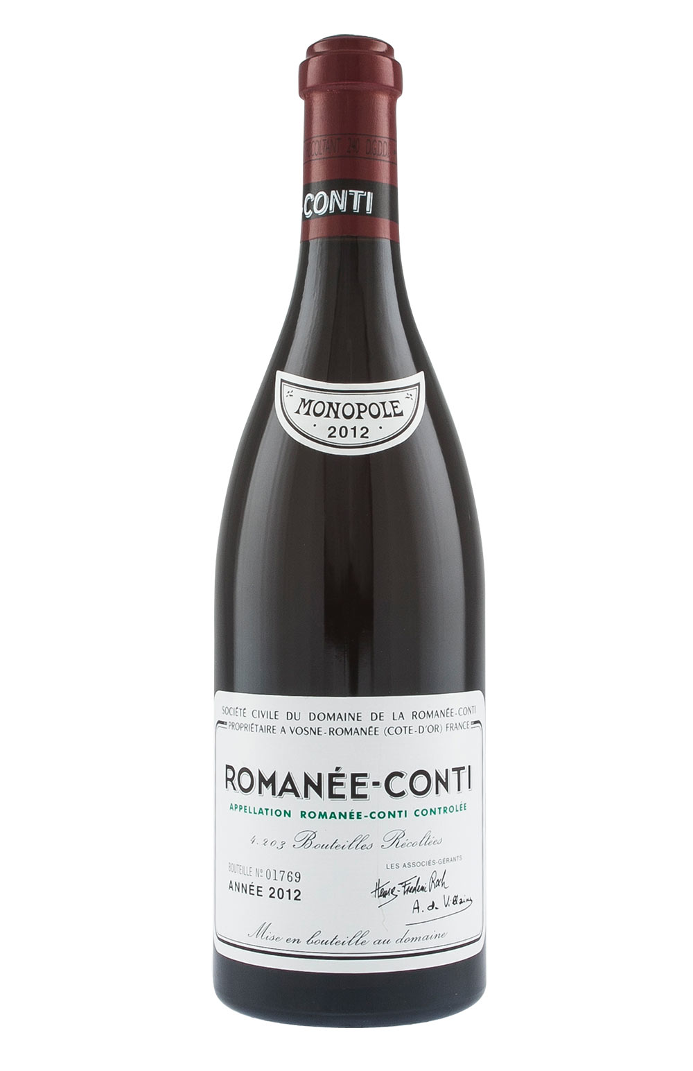 Domaine de la Romanée-Conti Romanée-Conti Grand Cru 2012