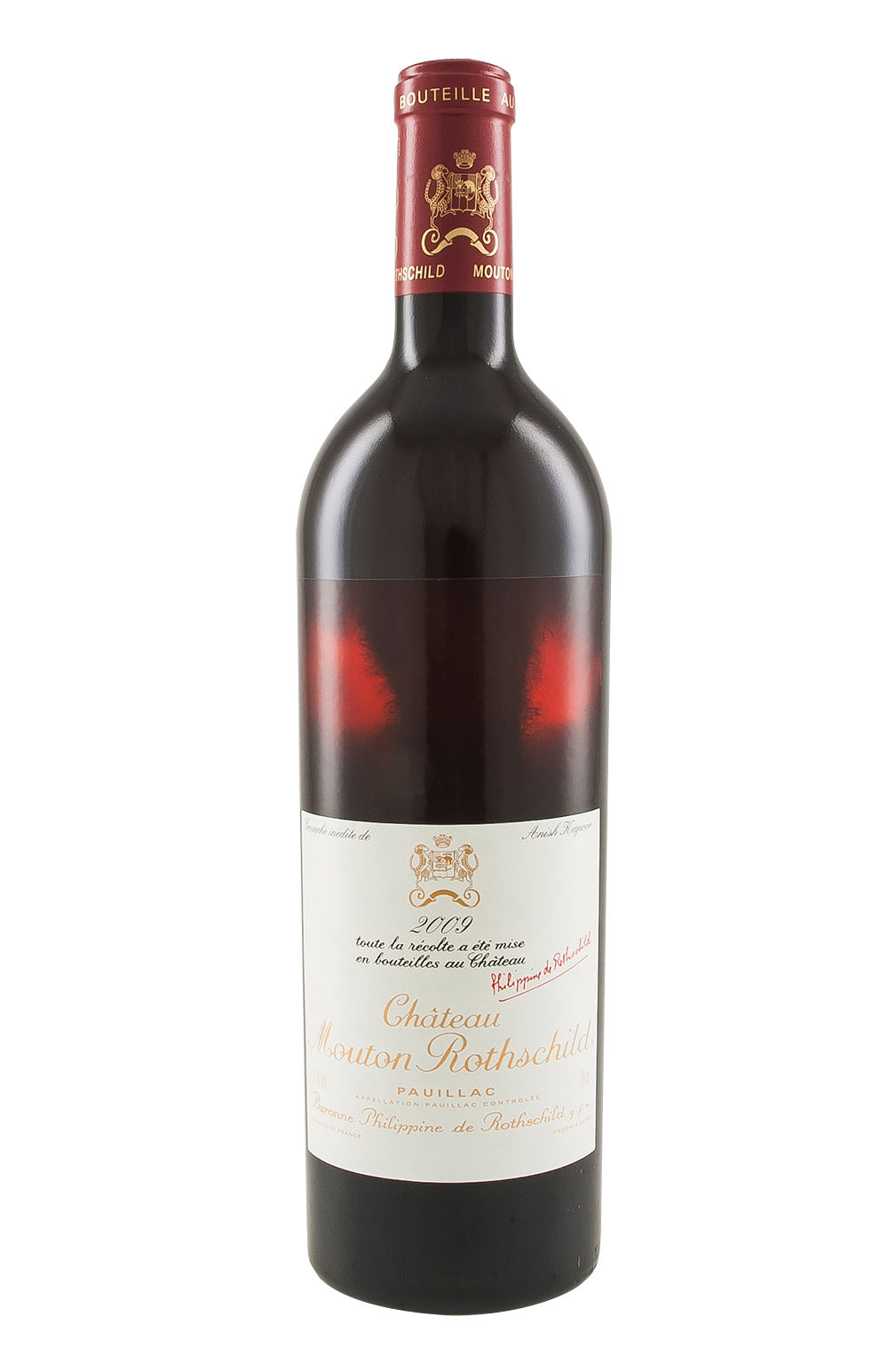 Bottle of Château Mouton Rothschild 2009