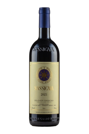 Botella de Sassicaia 2021