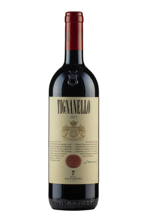 Botella de Tignanello 2021