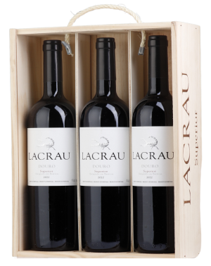 Pack de Trêz garrafas Lacrau Superior Tinto 2022 - Vinogrande