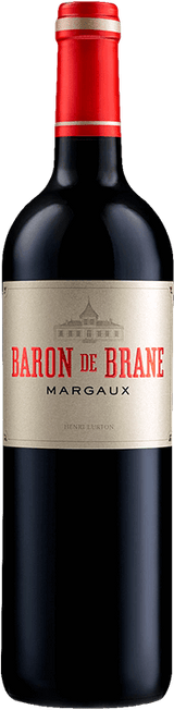 Bottle of Baron de Brane Margaux 2021 — red wine