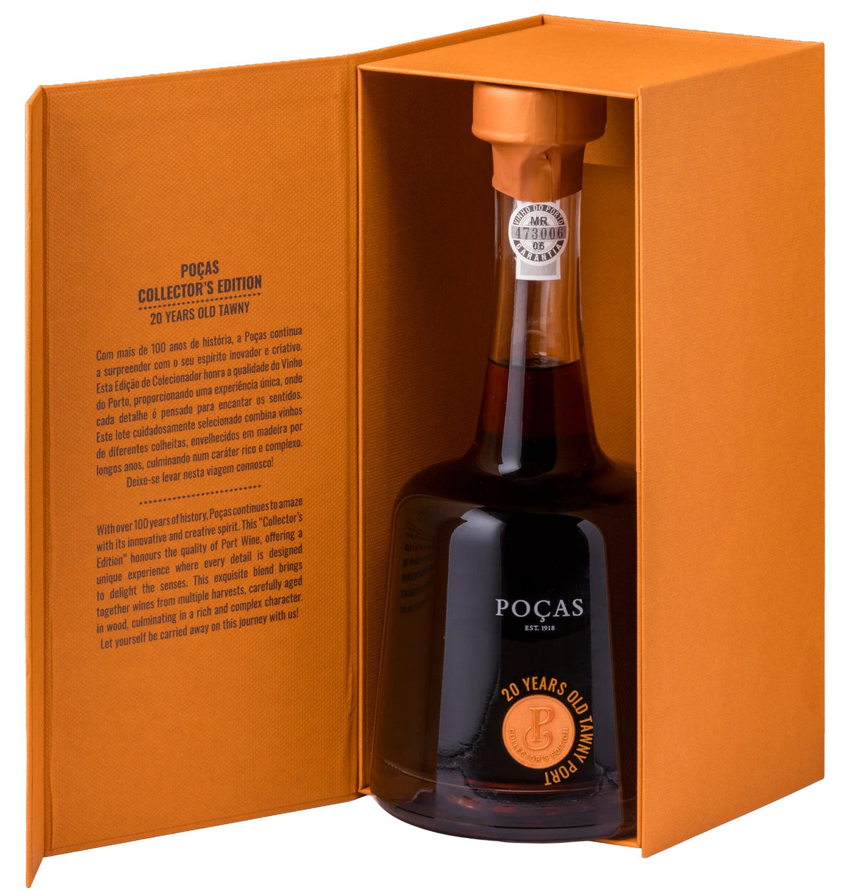 Porto Poças 20 anos Reserva Decanter Tawny - 2ª Edição - Vinogrande