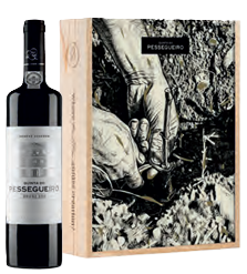 Quinta do Pessegueiro Grande Reserva Tinto  c/ Cxa Madeira de 3 Gfs