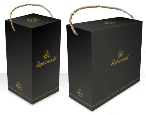 Sophienwald Phoenix Bourgogne Estojo de 1 ou 2 copos  