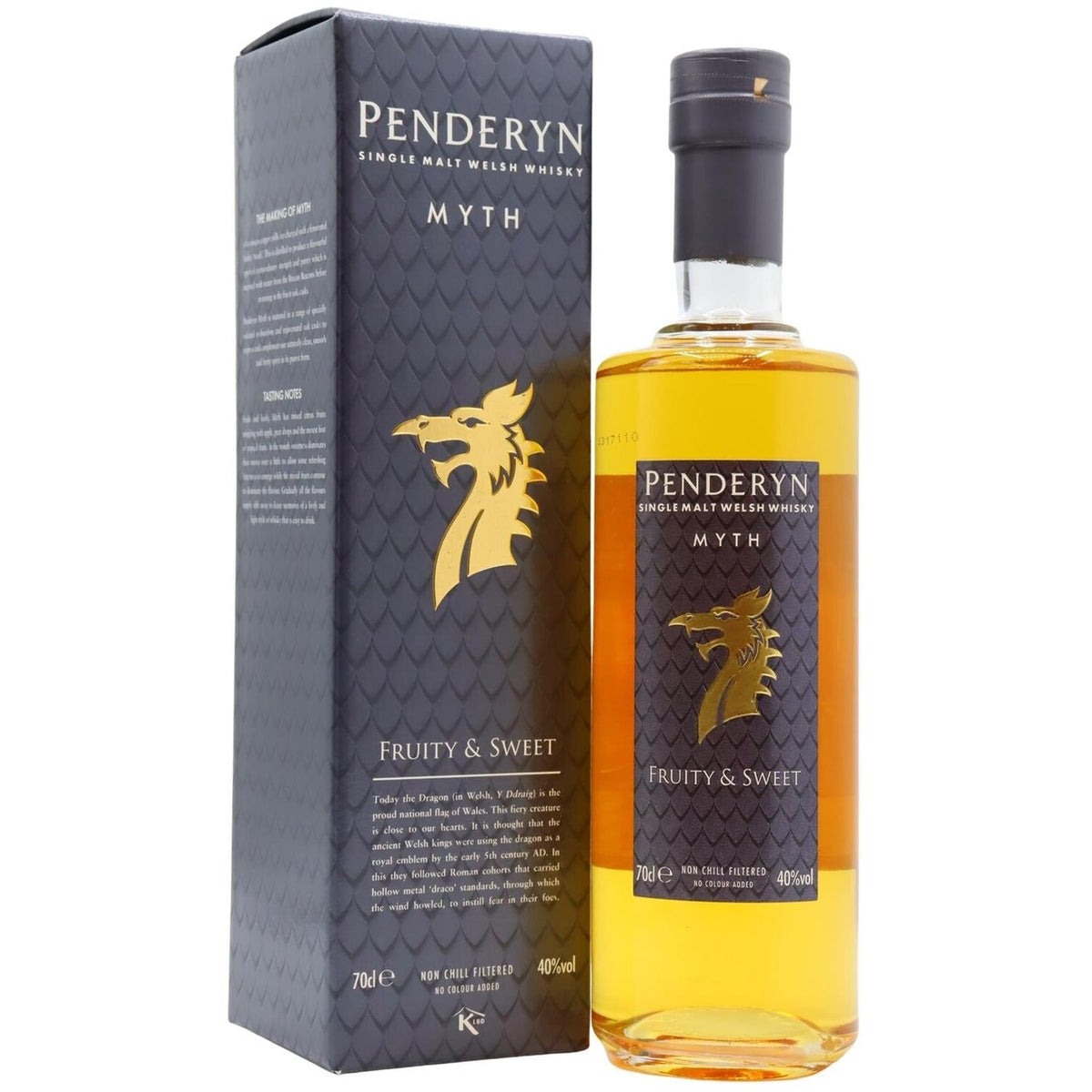 Botella de Penderyn Myth