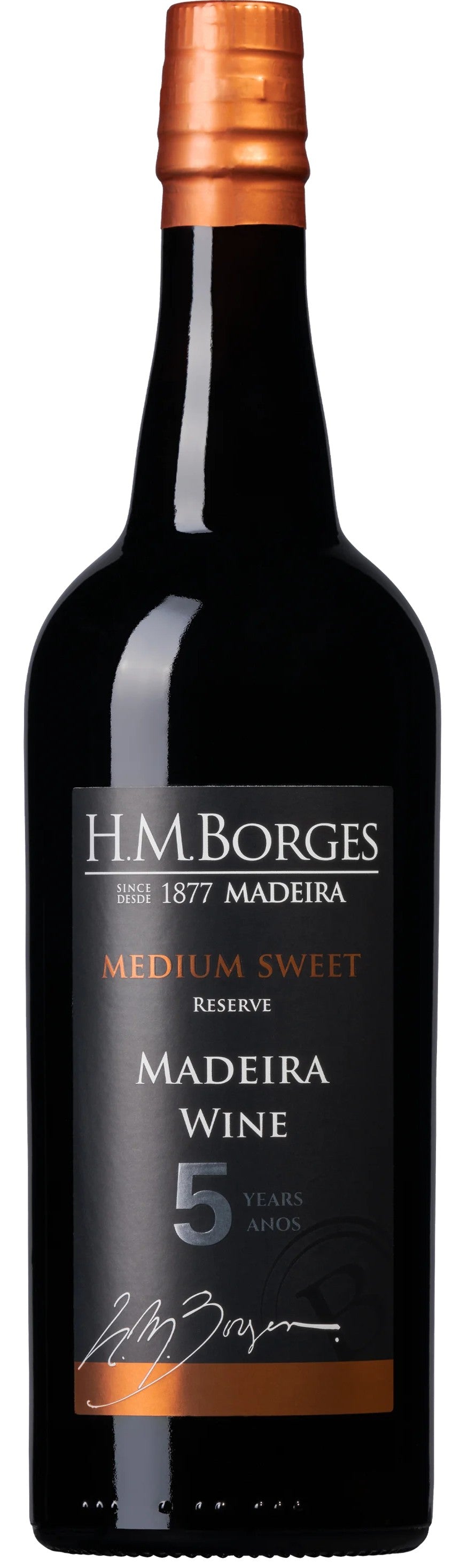 HM Borges Reserva 5 Años Medio Dulce Madeira