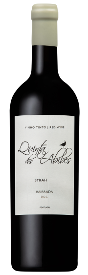 Bottle of Quinta dos Abibes Syrah 2019 — red wine