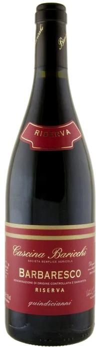 Cascina Baricchi Barbaresco DOCG Riserva Quindicianni 2010 – vino tinto del Piamonte | Vinogrande