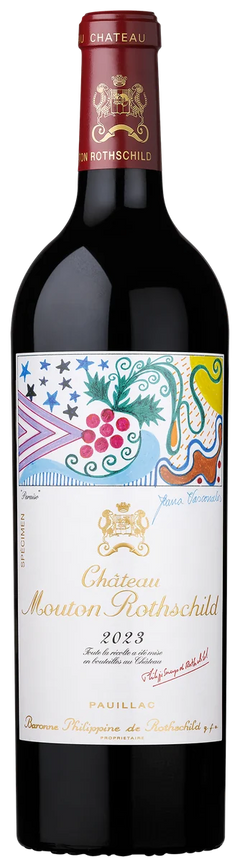Garrafa de Château Mouton Rothschild 2020/2021/2022/2023 — vinho tinto