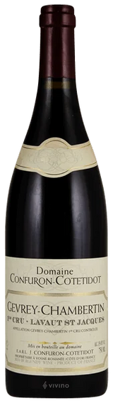 Confuron Cotetidot Gevrey Chambertin 1er Cru Lavaut St JacquesTT 2019 - Vinogrande