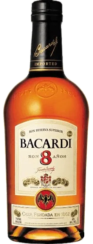 Rum Bacardí Reserva 8 anos - Vinogrande