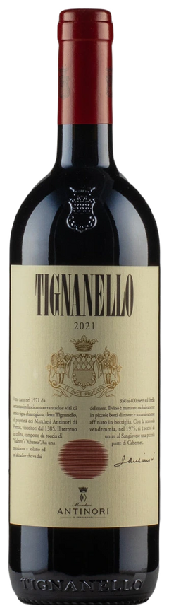 Bottle of Tignanello 2021