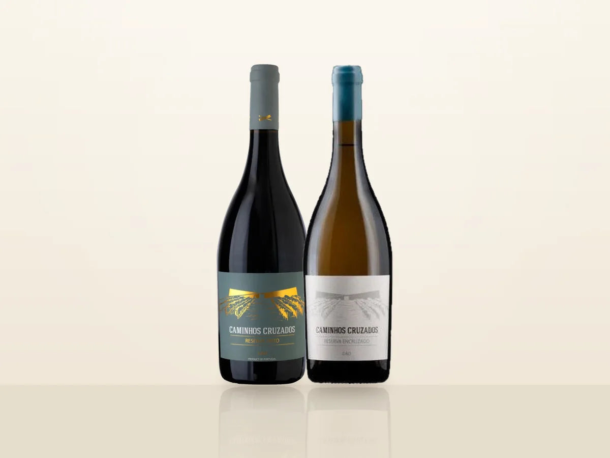 Pack Natal Caminhos Cruzados (Dão): Reserva Tinto y Reserva Encruzado, uno junto al otro