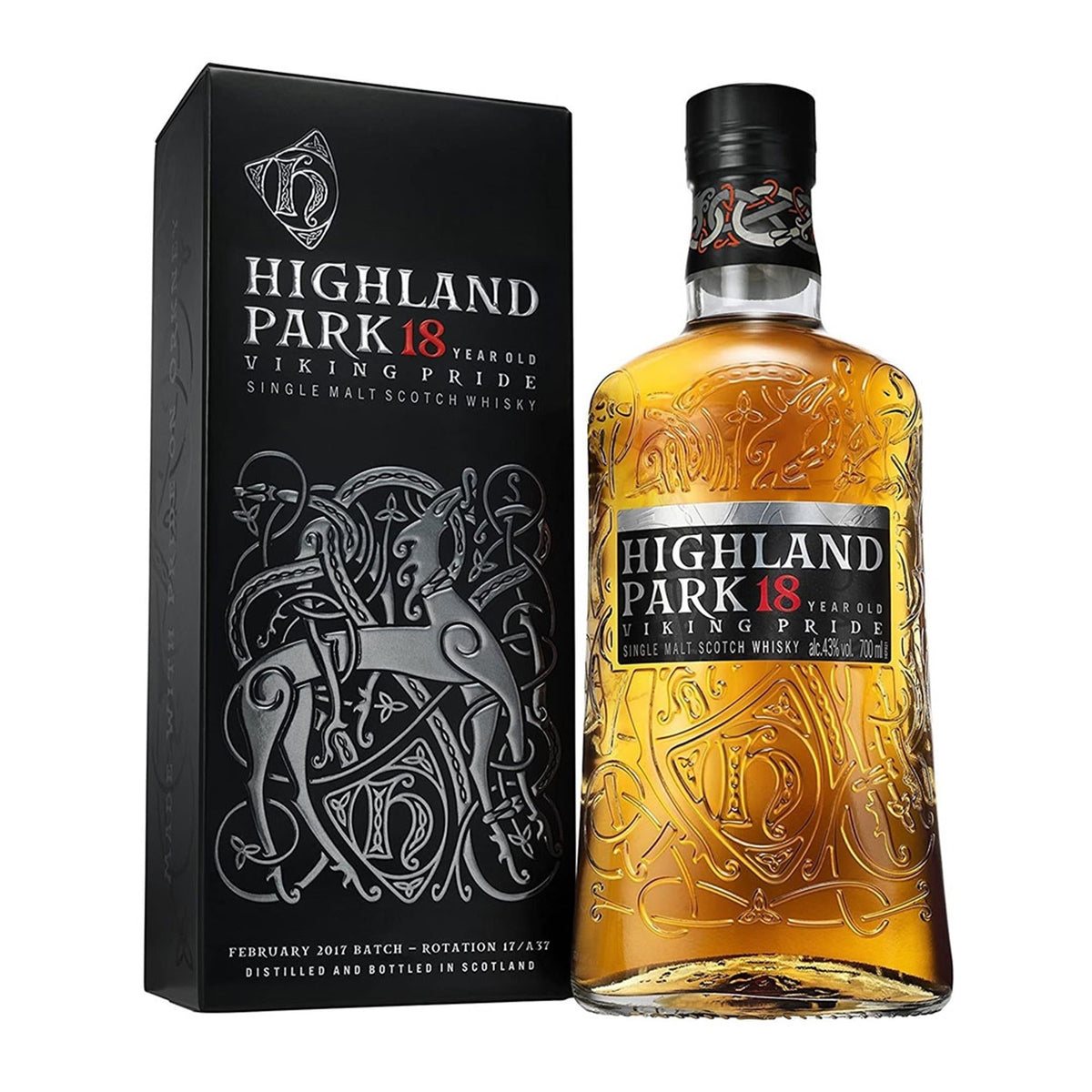 Bottle of Highland Park 18 Anos Viking Pride